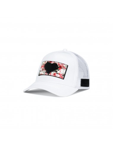 PARTCH Inspyr Trucker Hat White Removable Clip de technologie