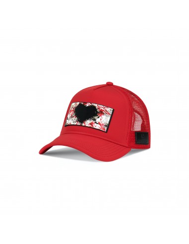 PARTCH Inspyr Trucker Hat Red Removable Clip ou a consommer sur place