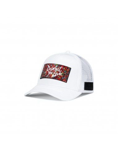 PARTCH DWYL DB77 Trucker Hat White Removable Clip l'évolution des habitudes 