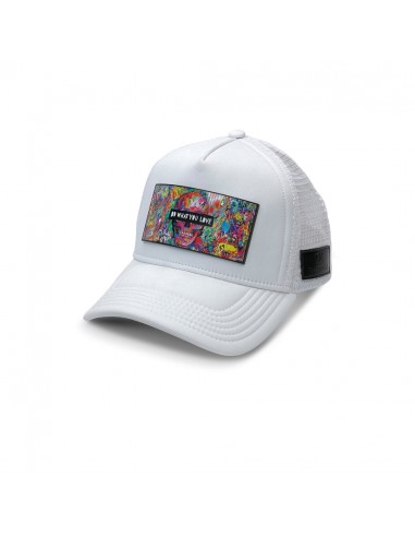 PARTCH Skull Trucker Hat White Removable Clip offre 