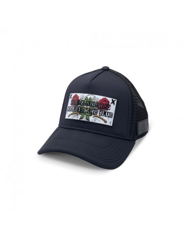 PARTCH Roses Trucker Hat Black Removable Clip l'achat 