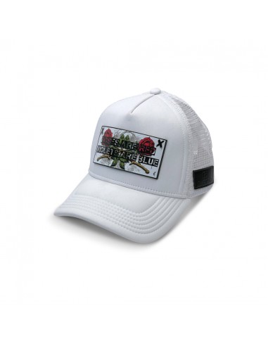 PARTCH Roses Trucker Hat White Removable Clip Comparez et commandez 