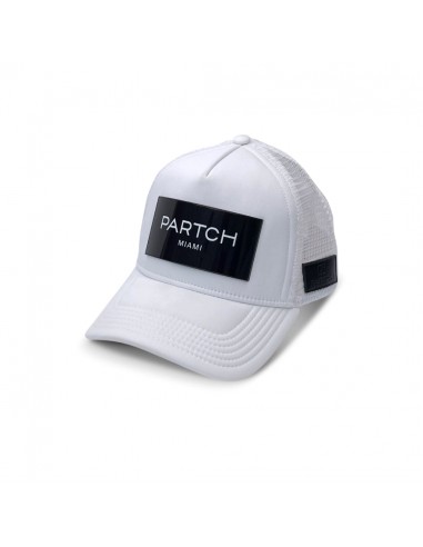 PARTCH Logomania Trucker Hat White Removable Clip de France