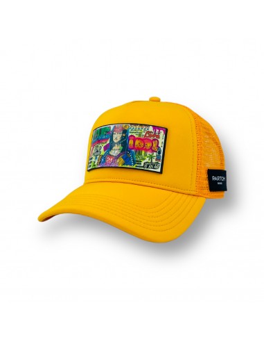 PARTCH Mona Trucker Hat Yellow Removable Clip votre