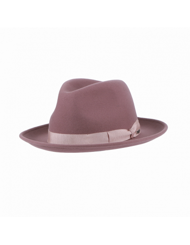 Wisley Fedora Felt Hat Mauve d'Europe débarque