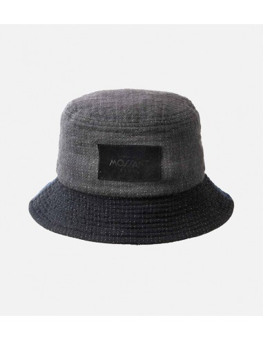 SIMEON Linen-Cotton Bucket Hat For Men Gray-Black-Lightgray acheter