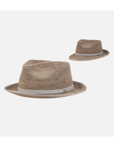 Malaomo Raffia Fedora Medium Brim Dimgray offre 