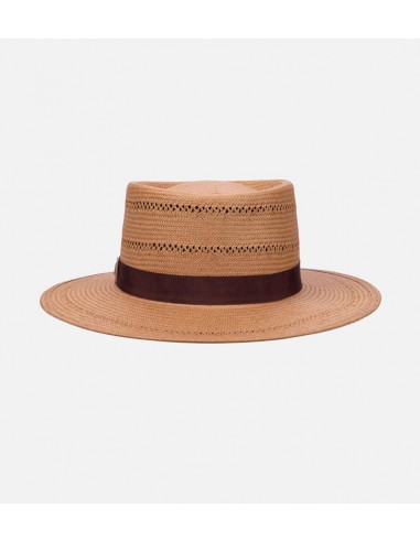 ATLAS 3BU Toyo Paper Straw Fedora Wide Brim Goldenrod acheter