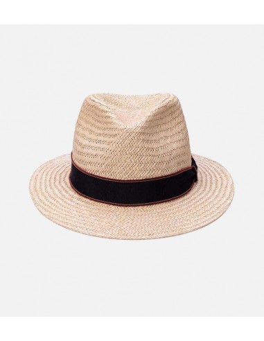 DITRY Palm Fiber Farmers Straw Fedora Middle Brim Bisque acheter en ligne