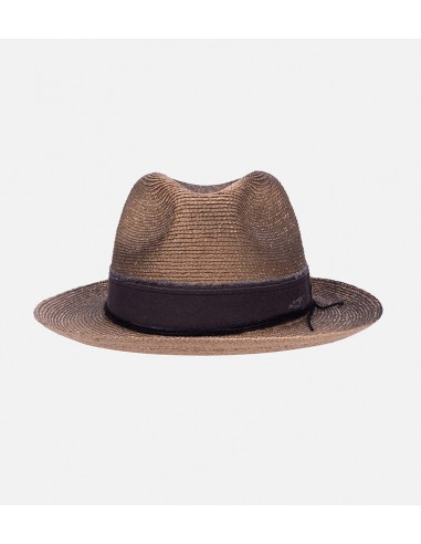 CATIOLA Raffia Distressed Fedora Medium Brim Burlywood Livraison rapide