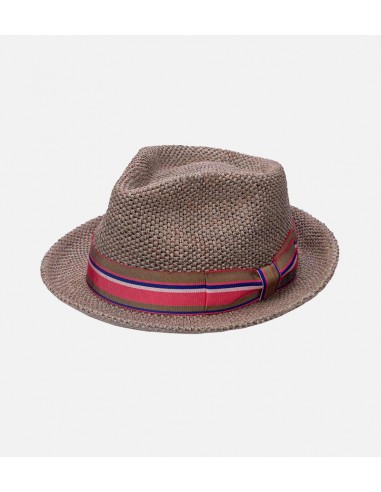 PRCHORA Raffia Straw Fedora Short Brim Dimgray Vous souhaitez 