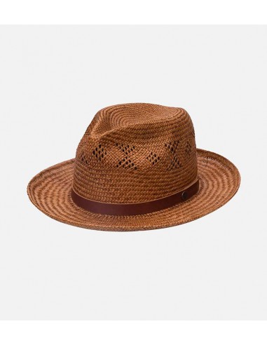 MURCIA Palm Fiber Mens Straw Gardening Hat Saddlebrown pas chere