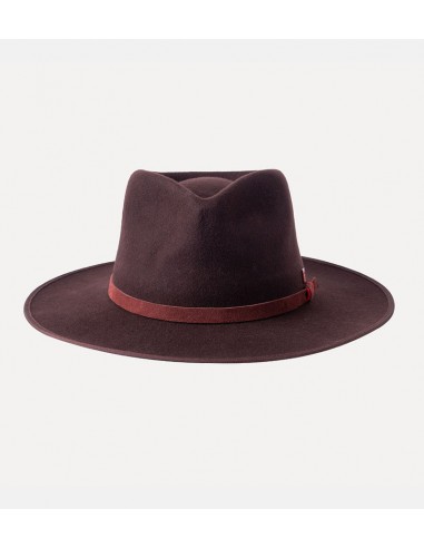 Flat Brim Fedora 100% Australian Wool For Mens commande en ligne