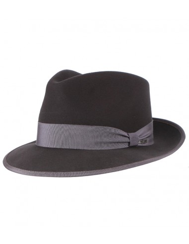 James Fedora Felt Hat Charcoal chez Cornerstreet bien 