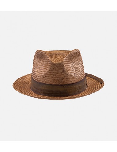 GOLDFINCH Hemp Straw Fedora Medium Brim Rosebrown 2024