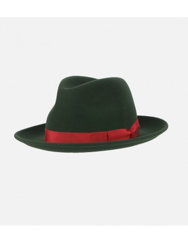 Wisley Fedora Felt Hat Forest le des métaux précieux