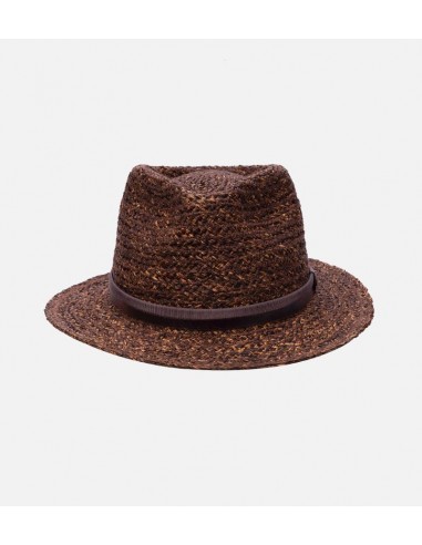 TAURUS Raffia Fedora Midium Brim Brown prix pour 