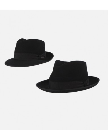 James Fedora Felt Hat Black le concept de la Pate a emporter 