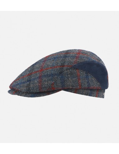 Men Lewis Harris Multicolor Tweed Flat Cap Pour