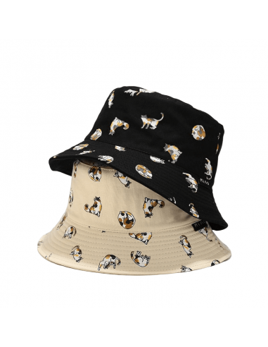 Reversible Cat Bucket Hat