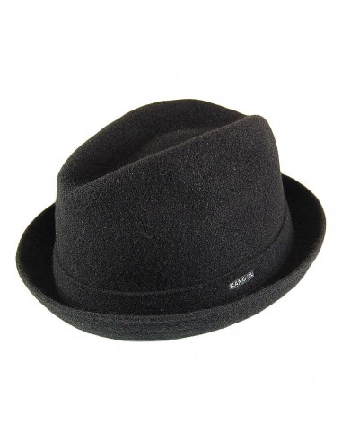 Chapeau Trilby en Laine Player noir KANGOL la livraison gratuite