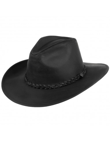 Chapeau de Cowboy en Cuir de Buffle noir JAXON & JAMES Toutes les collections ici