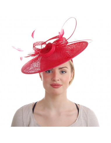 Chapeau Bibi Disque Lunar rouge FAILSWORTH français