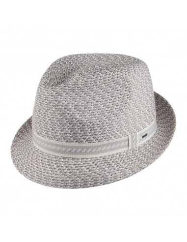 Chapeau Trilby Mannes gris-beige sable BAILEY pas cher chine