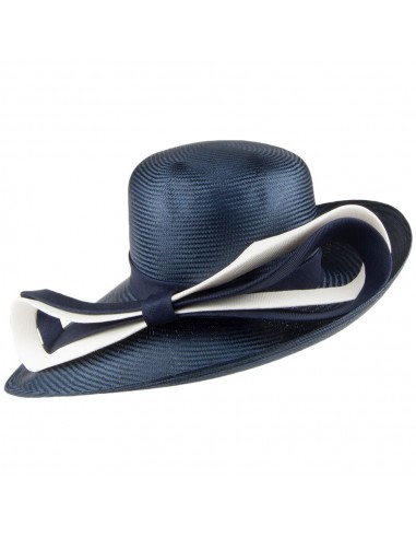 Chapeau de Mariage Ava bleu marine-blanc WHITELEY d'Europe débarque