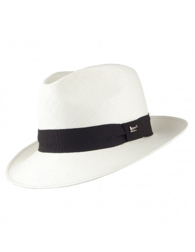 Chapeau Fedora Panama Good Wood décoloré WHITELEY solde