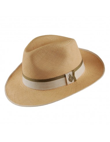 Chapeau Fedora Panama Preset Bandeau Rebord Khaki Classic naturel CHRISTYS commande en ligne