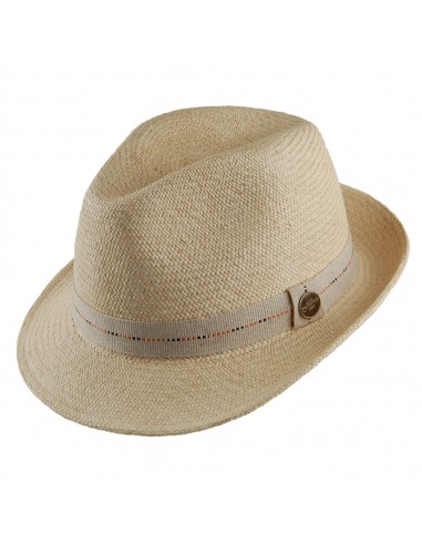 Chapeau Trilby Panama Cuenca Hardy en Paille naturel CHRISTYS le concept de la Pate a emporter 