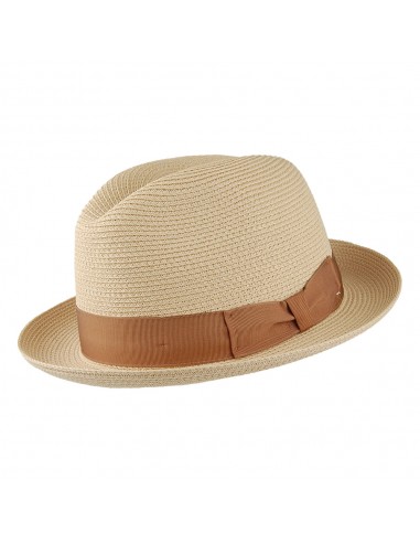 Chapeau Trilby Boss beige SIGNES Les êtres humains sont 