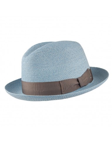 Chapeau Trilby Boss bleu fumée SIGNES Comparez plus de prix