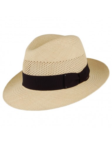 Chapeau Fedora Panama Groff naturel BAILEY le concept de la Pate a emporter 