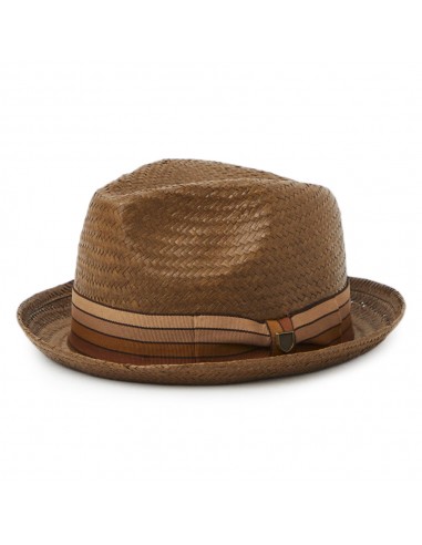 Chapeau Trilby en Paille Castor toffee BRIXTON acheter en ligne