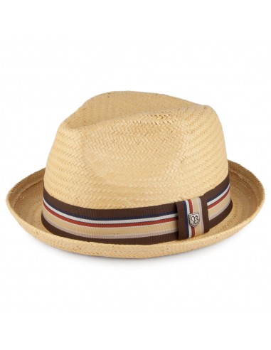 Chapeau Trilby en Paille Castor naturel BRIXTON En savoir plus