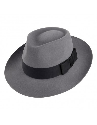 Chapeau Fedora en Fourrure Feutrée Casablanca gris clair CHRISTYS les ligaments