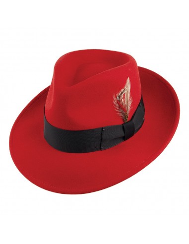 Chapeau Fedora Déformable 7002 rouge BAILEY Comparez et commandez 