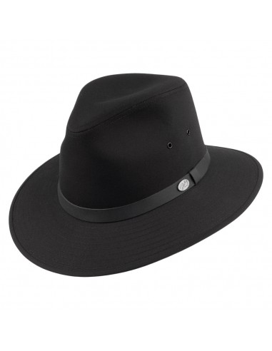 Chapeau Fedora Safari Hydrofuge Dalton noir BAILEY de technologie