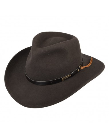 Chapeau Australien en Laine marron INDIANA JONES ouvre sa boutique