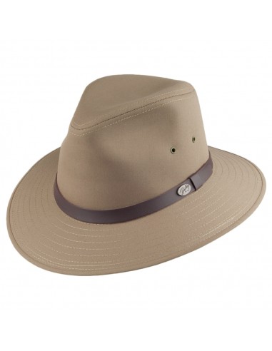 Chapeau Fedora Safari Hydrofuge Dalton beige sable BAILEY Amélioration de cerveau avec