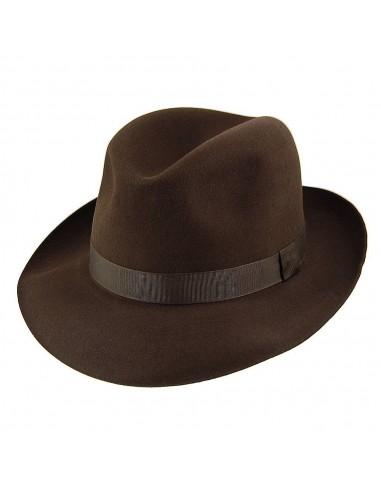 Chapeau Fedora en Fourrure Feutrée Foldaway marron CHRISTYS Comparez et commandez 