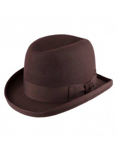 Chapeau Homburg Churchill marron foncé DENTON Les magasins à Paris