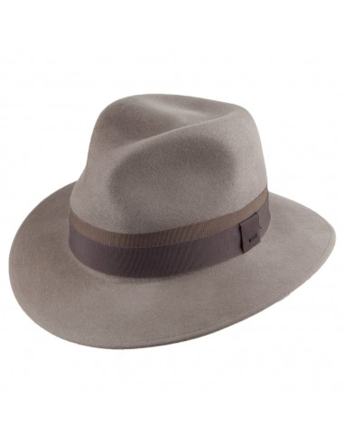 Chapeau Fedora en LiteFelt Barkley taupe BAILEY ou a consommer sur place