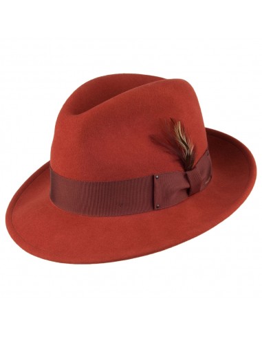 Chapeau Fedora Blixen rouille BAILEY du meilleur 