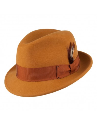 Chapeau Trilby Déformable Tino beige sable BAILEY Paris Déstockage Promo