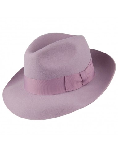 Chapeau Fedora en Laine Feutrée Mayfair lilas DENTON Les magasins à Paris