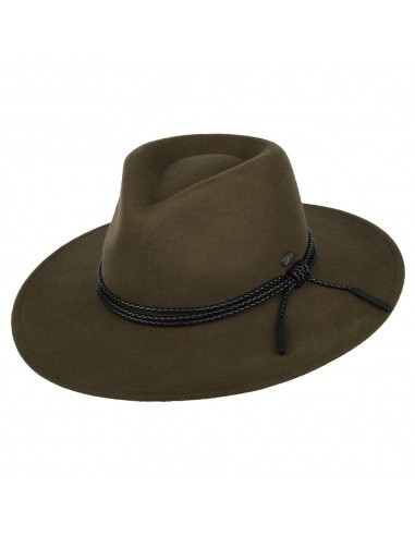 Chapeau Australien en Laine Feutrée Piston olive BAILEY Découvrez la collection