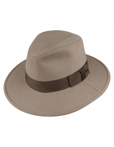 Chapeau Fedora Safari en Coton khaki INDIANA JONES l'achat 